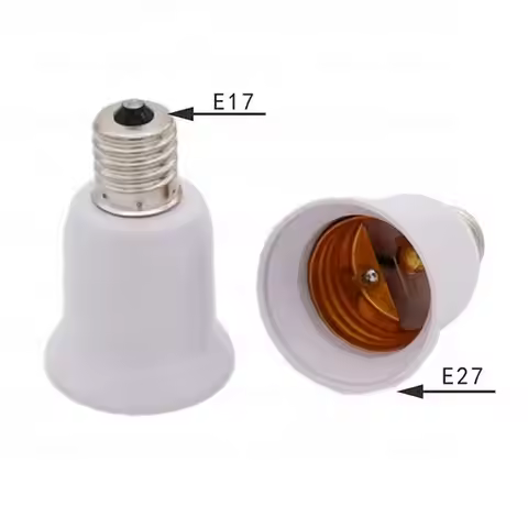 2pcs/5pcs E17 to E27 lamp bulb Base Socket power Adapter E17/E27 Lamp Holder Converter LED Light Bul