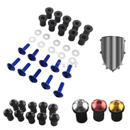 5MM Windshield Screws Bolts Kit Fit For HONDA Africa Twin CRF1100L Yamaha FJR1300 Motorcycle Windscr