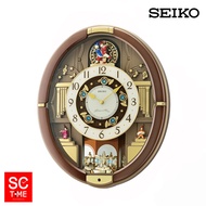 SC Time Online นาฬิกาแขวน Seiko Melodies in Motion‏ clock รุ่น QXM384B มีเสียงเพลง Sctimeonline