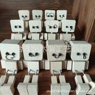 Ada Stok Baharu Lelaki Kayu Goyang Kaki Hiasan Desktop Kereta Robot Goyang Kaki Kreatif Hiasan Comel