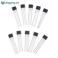 Piqging 10pcs Hall element 49E OH49E SS49E linear Sensor Hall sensor VN