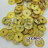 [20个]散装金钱币/单个金钱币/金铜钱币/NEW YEAR DECOGOLD COIN/ GOLD VINTAGE COINS