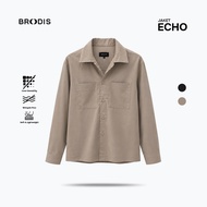 KEMEJA Broodis - Echo Shacket Long Sleeve Shirt Jacket - Khaki