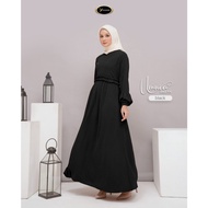 UMNIA DRESS Gamis kekinian Yessana Hijab Bahan Cringkle Premium