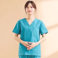 Breathable Scrub Shirt Medical Doctors Medical Surgical Tops Nurse Uniform Women