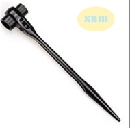 [SBM] 17MM X 21MM DOUBLE SOCKET RATCHET WRENCH SCAFFOLD RATCHET SPANNER WRENCH / 17 X 21