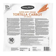 墨西哥10寸 (25cm)胡蘿蔔薄餅餅皮  620克(最佳食用限期: 2026年12月20日)