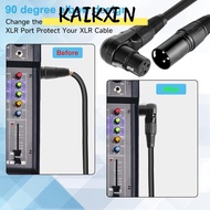 KAIKXIN XLR Female to Male Adapter, Straight XLR Male 3 Pin Connector XLR Microphone Extension Cable