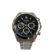 SEIKO mens watches Wrist Watch analogues stainless BLK 8t63-00d0 Direct from Japan Secondhand