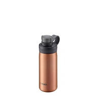 【Direct From Japan】 Tiger Water Bottle 500ml Vacuum Insulated Carbonated Bottle Stainless Steel Bottle Beer OK Cold Storage Carrying Growler MTA-T050DC Copper (Brown)