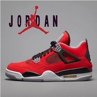Air Jordan 4 Toro Bravo AJ4 Red Angry Bulls men basketball shoes women running sneakers
