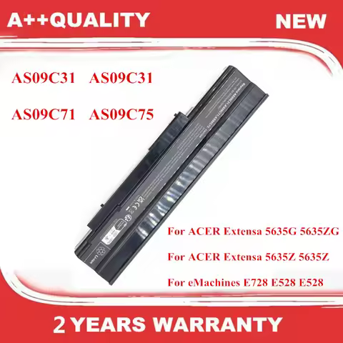 New AS09C31 Laptop Battery For ACER Extensa 5635G 5635ZG 5635Z EMachines E728 E528 AS09C31 AS09C71 A