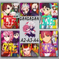 Dandadan - Anime Poster A2 A3 A4 - Wall Sticker | Takakura Ken | Ayase Momo | Okarun