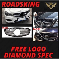 [ W212 2014~2018 FACELIFT ] FRONT BUMPER GRILL MERCEDES BENZ DIAMOND MODEL