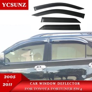 ABS Side Window Deflectors For Toyota Fortuner sw4 2005 2006 2007 2008 2009 2010 2011 Window Visor C