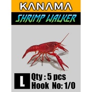 SHRIMP WALKER Mata Kail Asli Umpan Udang Hidup Dgan Kaki Lembut Memancing Vaname Kanama Smart Bait