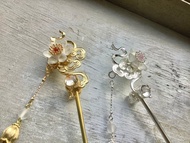 喵手作~中國風雲紋雙面髮簪