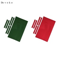 [Devoko] Pool Table Cloth with 6Pcs Felt Strips for 9ft Snooker Pool Billiards Table