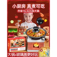 Alat Memasak Dapur Mini Kanak-kanak Set Memasak Sebenar untuk Kanak-kanak Perempuan Berpura-pura Ber