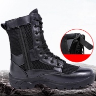 📣SIZE 36-46 ทหารทะเลทราย รองเท้าผ้าใบSwat Boot รองเท้าป่า รองเท้าบูททหาร ระบายอากาศได้🤩