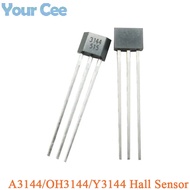 100pcs/5pcs A3144 A3144E OH3144 Y3144 Hall Switch Effect Sensor Hall Sensor Motor Brushless Motor El