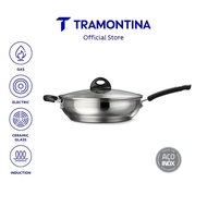 Tramontina Everyday 28cm Wok, 18/10 Stainless Steel/Induction