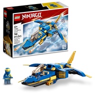 NINJAGO Jay’s Lightning Jet EVO 71784, Upgradable Toy Plane, Ninja Airplane Building Set, Collectibl