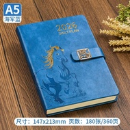 360 trang 2026 A5 lịch trình cuốn sách kinh doanh máy tính xách tay 365 kế hoạch ngày cuốn sách làm