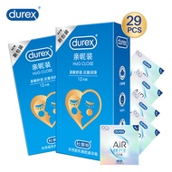 Durex Condoms  Ultra Thin intimacy lubricated smooth special-shaped fit condom for men Sexual and women family planning supplies Durex Privacy shipping