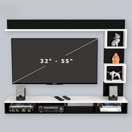 Wall-Mounted TV Shelf 32-55 in Length 160 cm Minimalist Wall-Mounted TV Table TV Backdrop