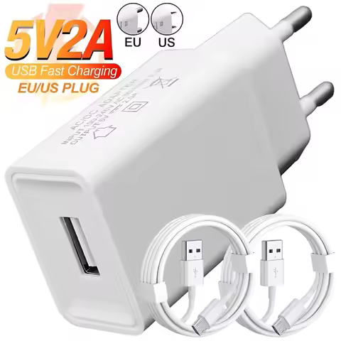 1-3PCS USB Charger 5V 2A Power Adapter Travel Universal Mobile Phone Charger for iPhone Samsung Xiao
