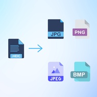 Convert HEIC image to JPG/PNG/JPEG/BMP