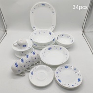 [CLEAR STOCK] CORELLER DINNER SET / CORELLE TABLEWARE SET / SET PINGGAN CORELLE