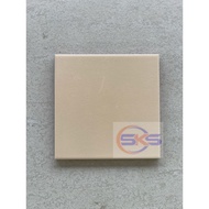 SKS Guocera Mosaic Peach Plain Glazed Tiles 150mm(6”) x 150mm(6”) Jubin Orange