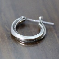 銀925 耳環 -fluent Pierce- (單個販售) 925純銀 造型耳環 圓形耳環 日本