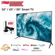 UHD 4K Smart TV Android TV | Google TV | Frameless Display | Netflix Youtube 32 Inch 43 Inch 55 Inch