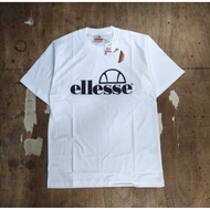 Ellesse Outline Logo White Tee T-Shirt