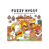 Cute Cozy Coloring Book PDF - Fuzzy Hygge, 40 Pages Printable, Stress Relief Coloring