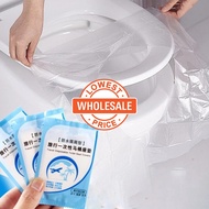 [WHOLESALE] 1 Pc Portable Disposable Toilet Seat Cover / Waterproof antibacterial Protection Cushion For Home&amp;Travel / Bathroom Accessories