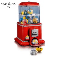 ตู้ขายสินค้าอัตโนมัติ ชุดตัวต่อบล็อก ใช้เหรียญเล่นเกม เข้ากันได้กับตัวต่อเลโก้ เหมาะสำหรับเป็นของขวั