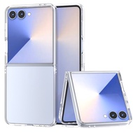 Folding Transparent Shockproof Phone Case For Samsung Galaxy Z Flip 7 Samsung Z Flip 7 Z flip7 5G Cl