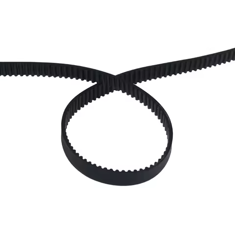 L1000mm 2GT Open Timing Belt 10mm PU with Steel Core Rubber Fiberglass Timing Belt GT2 6mm Belt Blac