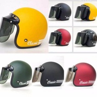 Helm Bogo Dewasa Classic Pria Wanita Dewasa /Helm cewek bogo dewasa terbaru /Helm Half murah /He tet
