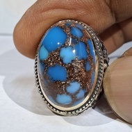 EGYPTIAN TURQUOISE LIGHT OLDbiru EST DIM 19.5x13x11 Ring 8