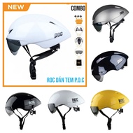 ROC HELMETS R18, ROC P.O.C Falcon STAMP Genuine Bicycle Helmet Full Accessories
