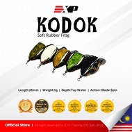 EXP Kodok Soft Rubber Frog Expert Snakehead Hunter Haruan/Toman Bunga/Bujuk Soft frog Katak Tiruan U