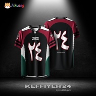 ready stock NFL JERSEY KEFFIYEH 24 OVERSIZED LYCRA 280 GSM
