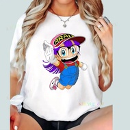 Arale Dr.Slump T-Shirt Pure Cotton Graphic Y2k Shirt Women's Clothing