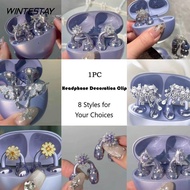 WINTESTAY Headphone Decoration Clip, Rotatable Removeable Headphone Diameter Buckle, Creative Gift D
