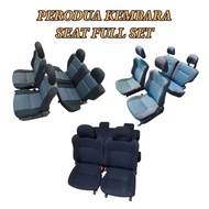 4 Seater Car Seat / Kusyen Kereta Perodua Kembara 4 Seater Car Seat / Kusyen Kereta 4 Orang